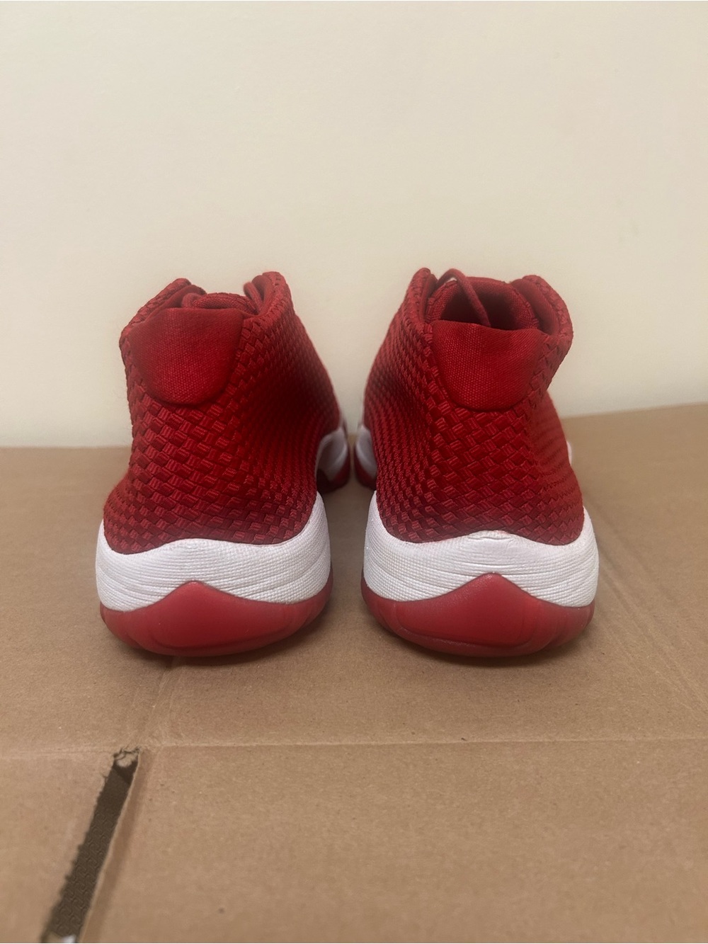 Air Jordan Gym Red Woven Future Sneakers - Picture 8 of 10